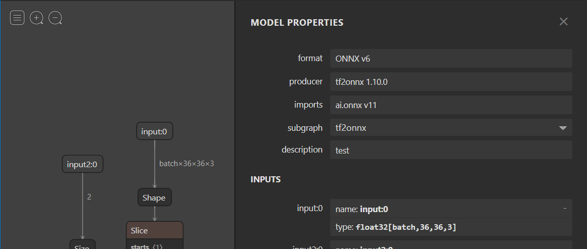 Model with symbolic dimension in input shape